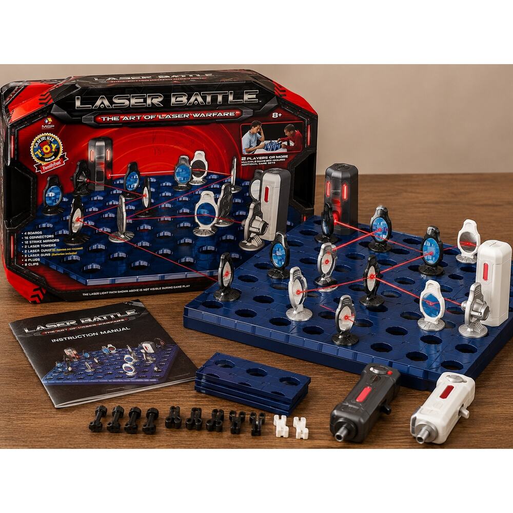 MGA Entertainment Laser Battle: The Art of Laser Warfare board game from 2005.